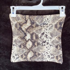 SnakeSkin Tube Top